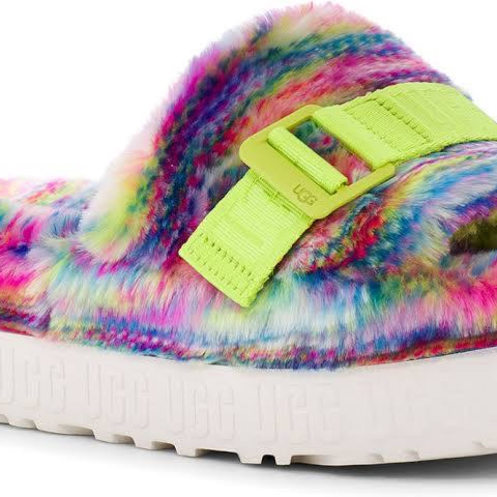 UGG Fluffita Pixelate slides